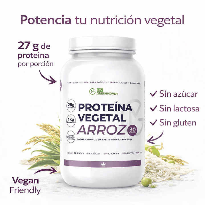  My Green Power - Proteina de Arroz 1k 2
