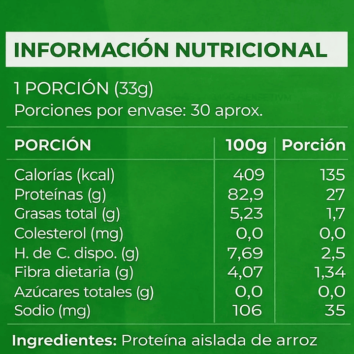  My Green Power - Proteina de Arroz 1k 4