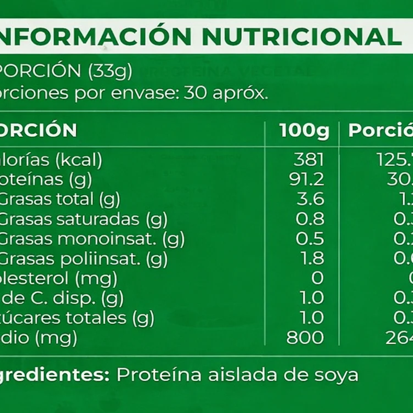 My Green Power - Proteina de Soya 1k 4