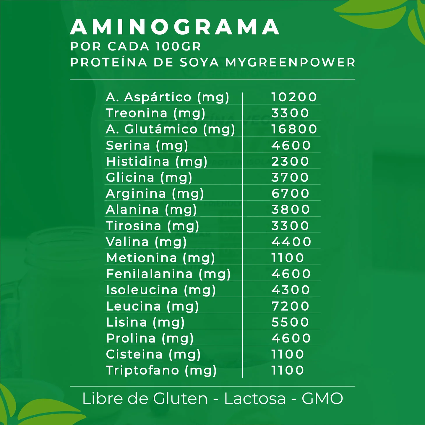 My Green Power - Proteina de Soya 1k 5