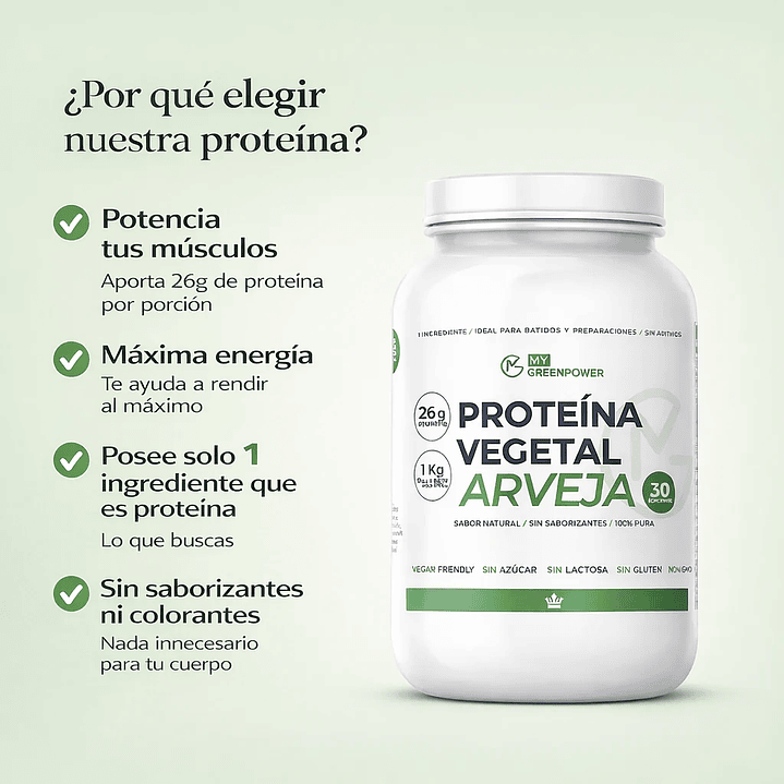  My Green Power - Proteina de Arveja 1k 4