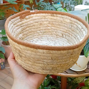 Plantas RV - Canasto mimbre sin manilla M 