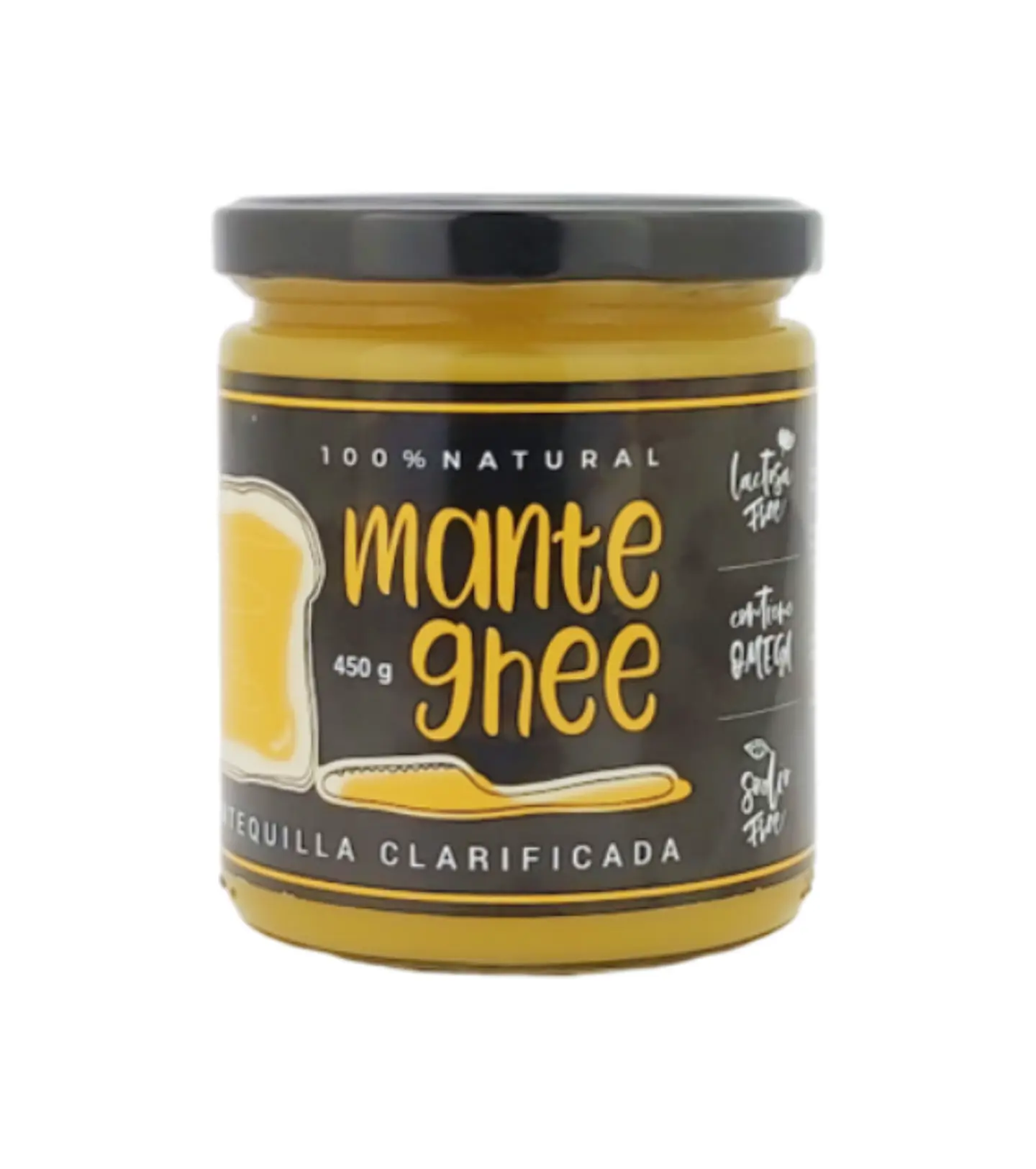 Ghee 450ml Libre de lactosa y caseina ManteGhee 1