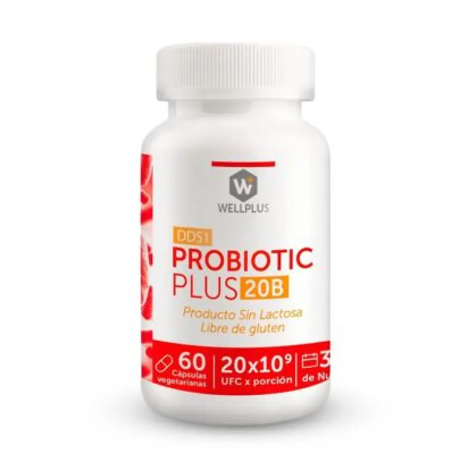  Wellplus - Probiotic Plus 20Billones 60 Cápsulas  1