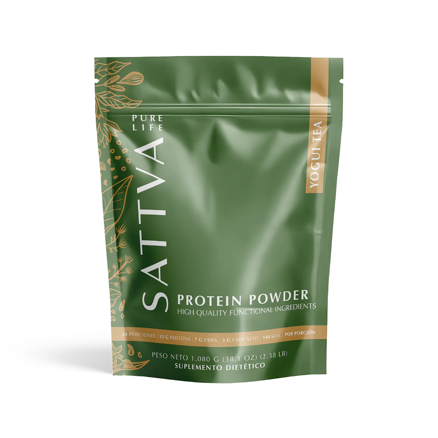 Sattva - Proteina Vegetal sabor Yogui tea 1080g  1