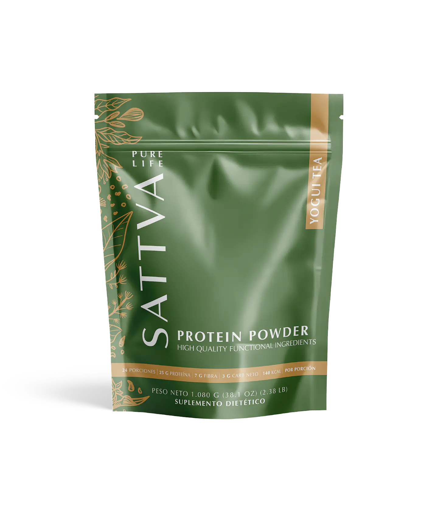 Sattva - Proteina Vegetal sabor Yogui tea 1080g  1