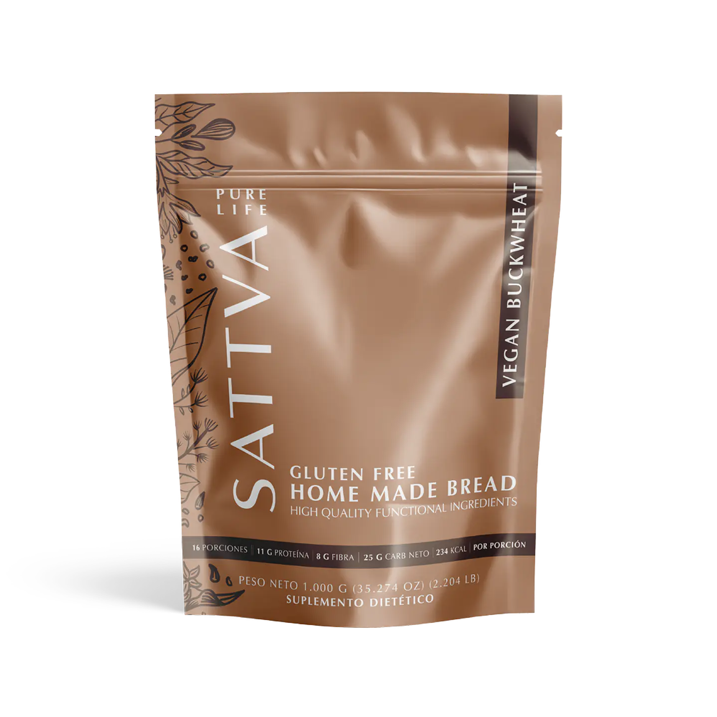 Sattva - Mezcla Pan Vegano1000g  1