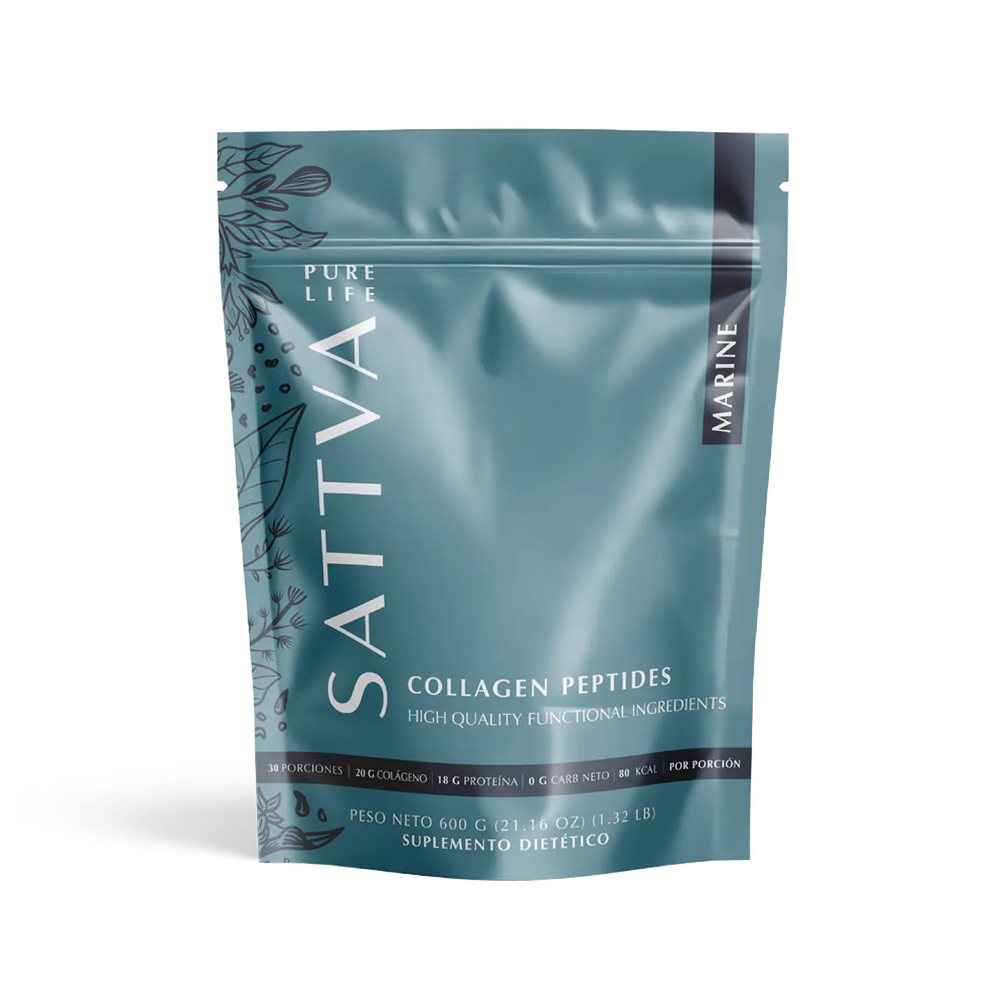 Sattva - Peptidos de colageno marino 600g  1