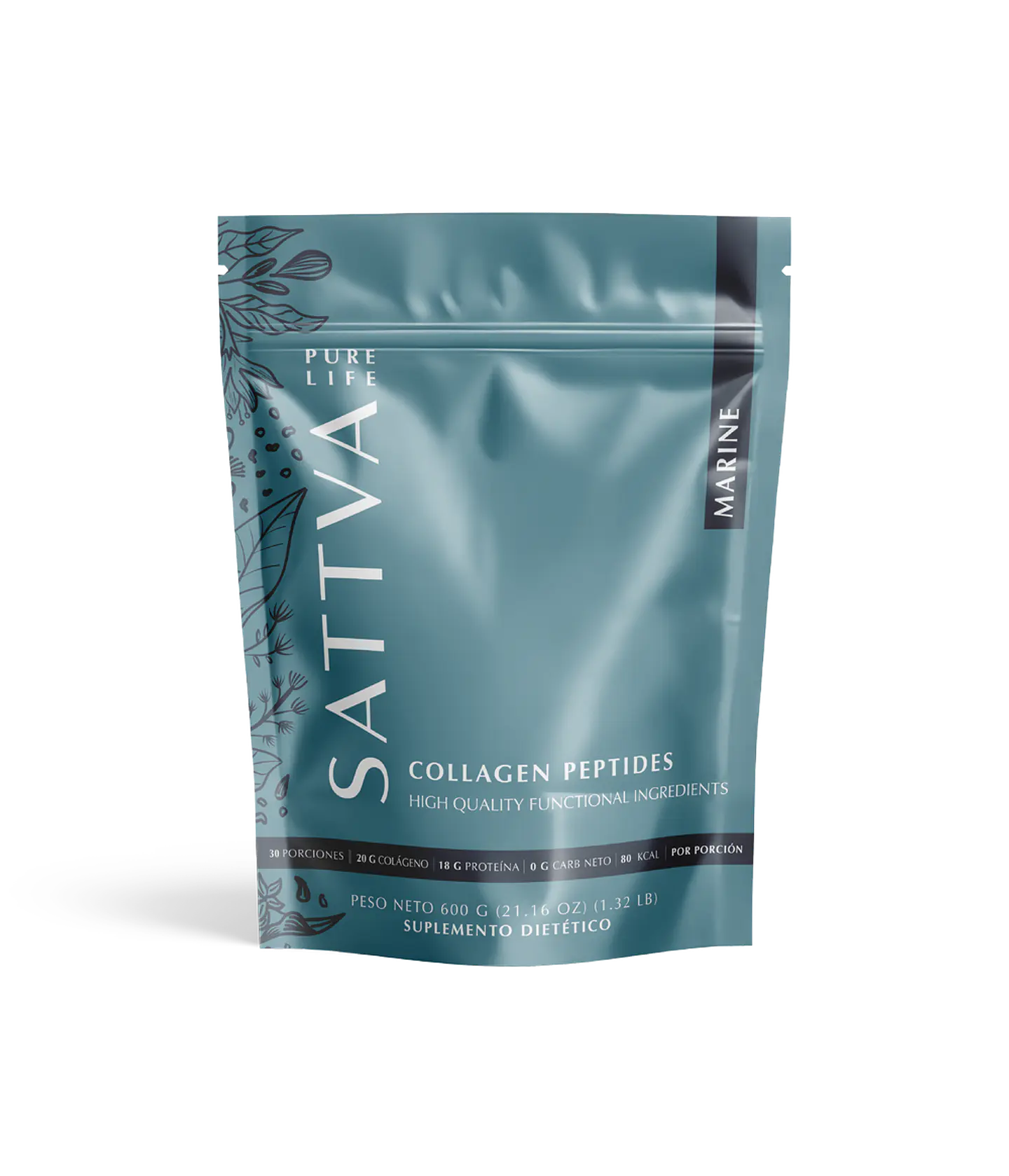 Sattva - Peptidos de colageno marino 600g  1
