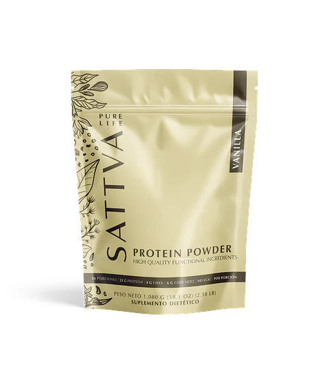 Sattva - Proteina Vegetal sabor Vainilla 1080g 