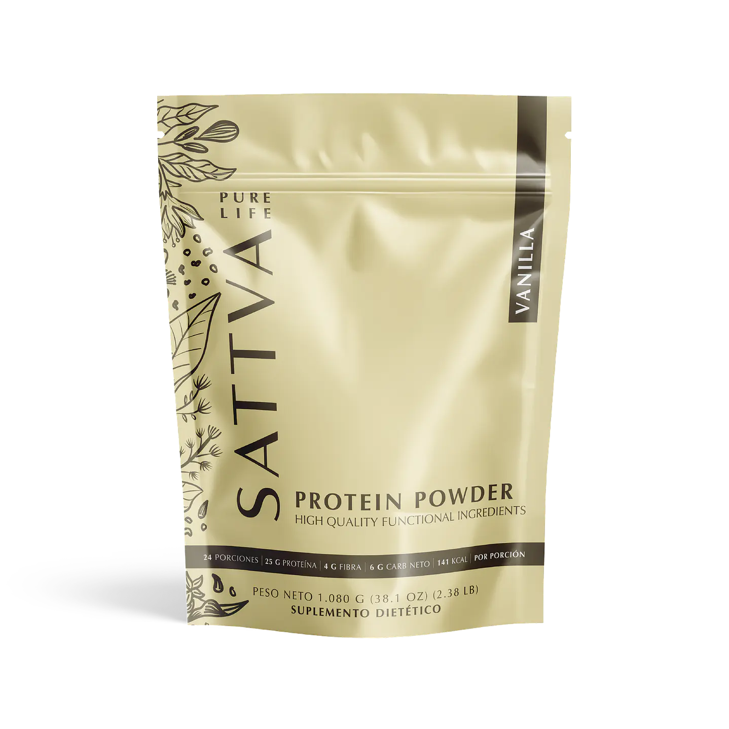 Sattva - Proteina Vegetal sabor Vainilla 1080g  1