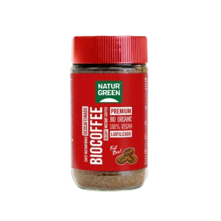 Natur green - Cafe instantaneo descafeinado en polvo 100g  1