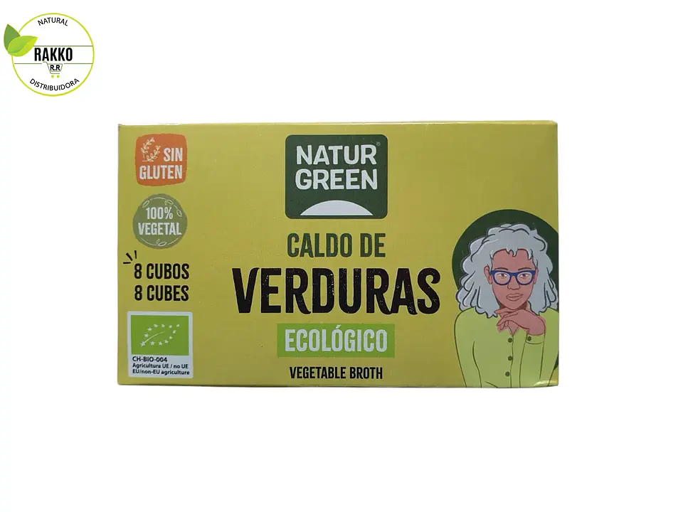 Natur green - Caldo de verduras organicos 8u  1