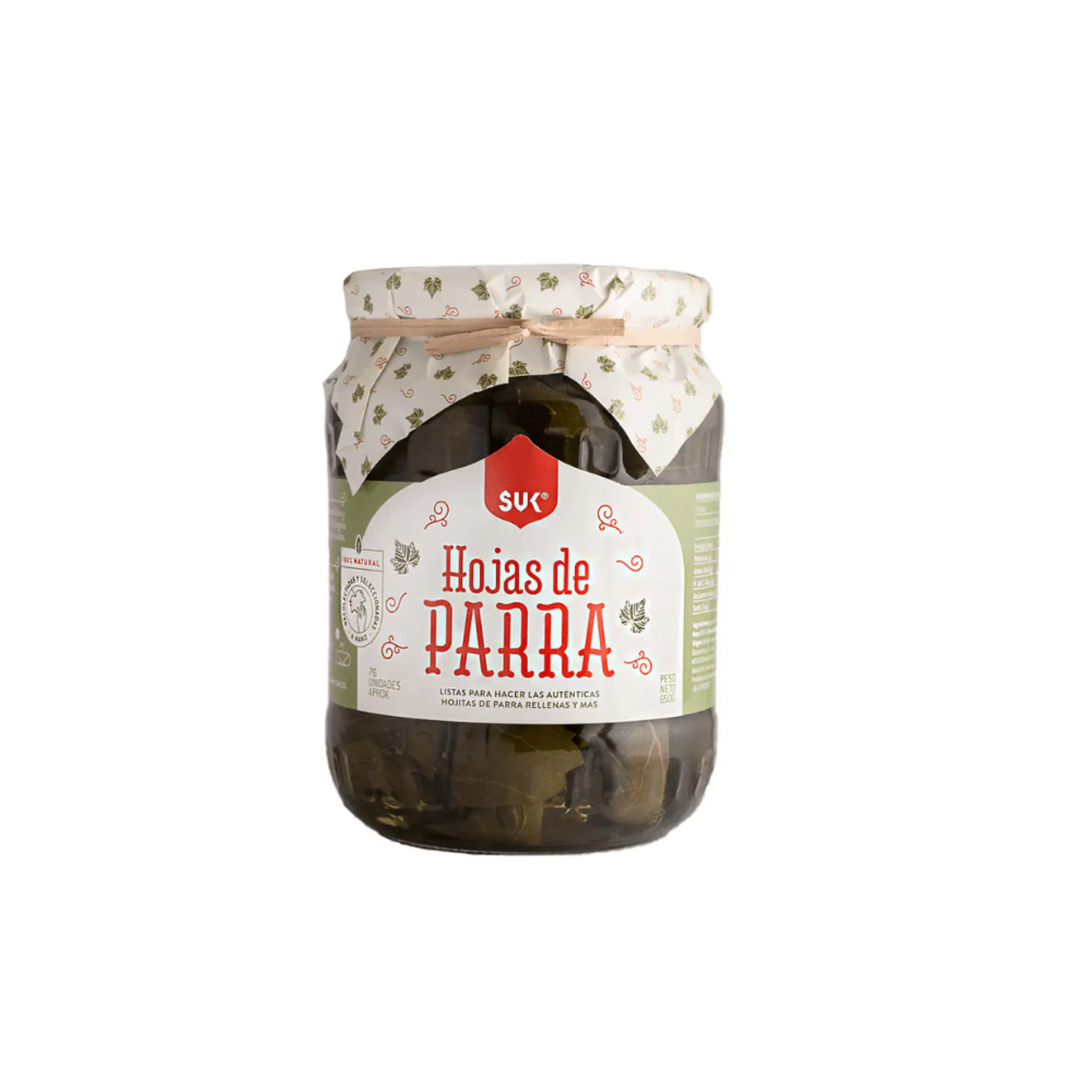 Suk - Hojas de Parra 650grs  1