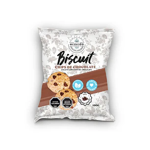 Ecovida - Galletas Biscuit chips de chocolate 100g 