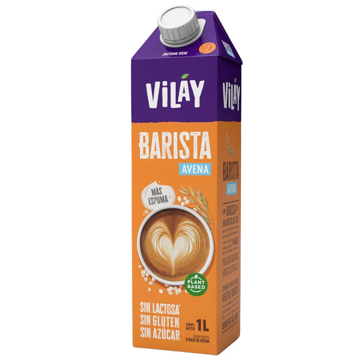Vilay - Bebida barista Avena sin azucar 1lt  1