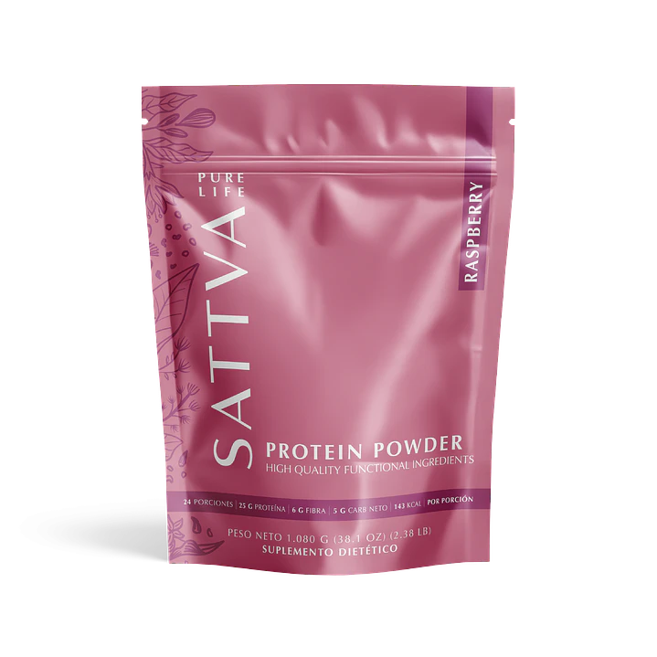 Sattva - Proteina Vegetal sabor Frambuesa 1080g  1