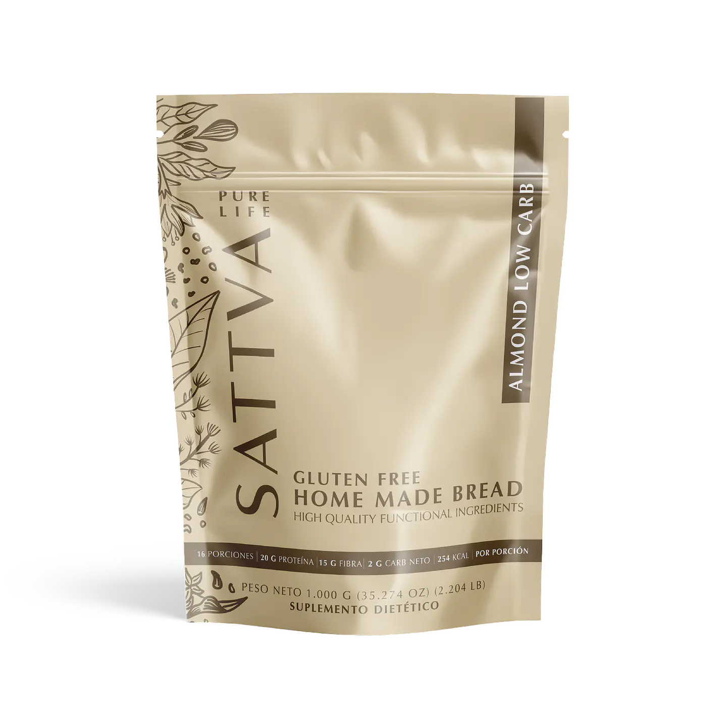 Sattva - Mezcla Pan de Almendra Keto 1000g  1
