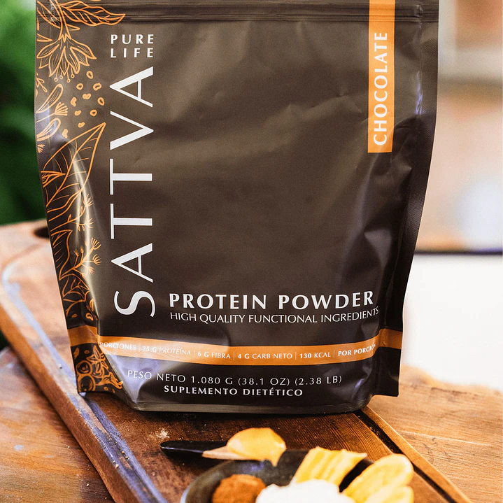 Sattva - Proteina Vegetal sabor Chocolate 1080g  3