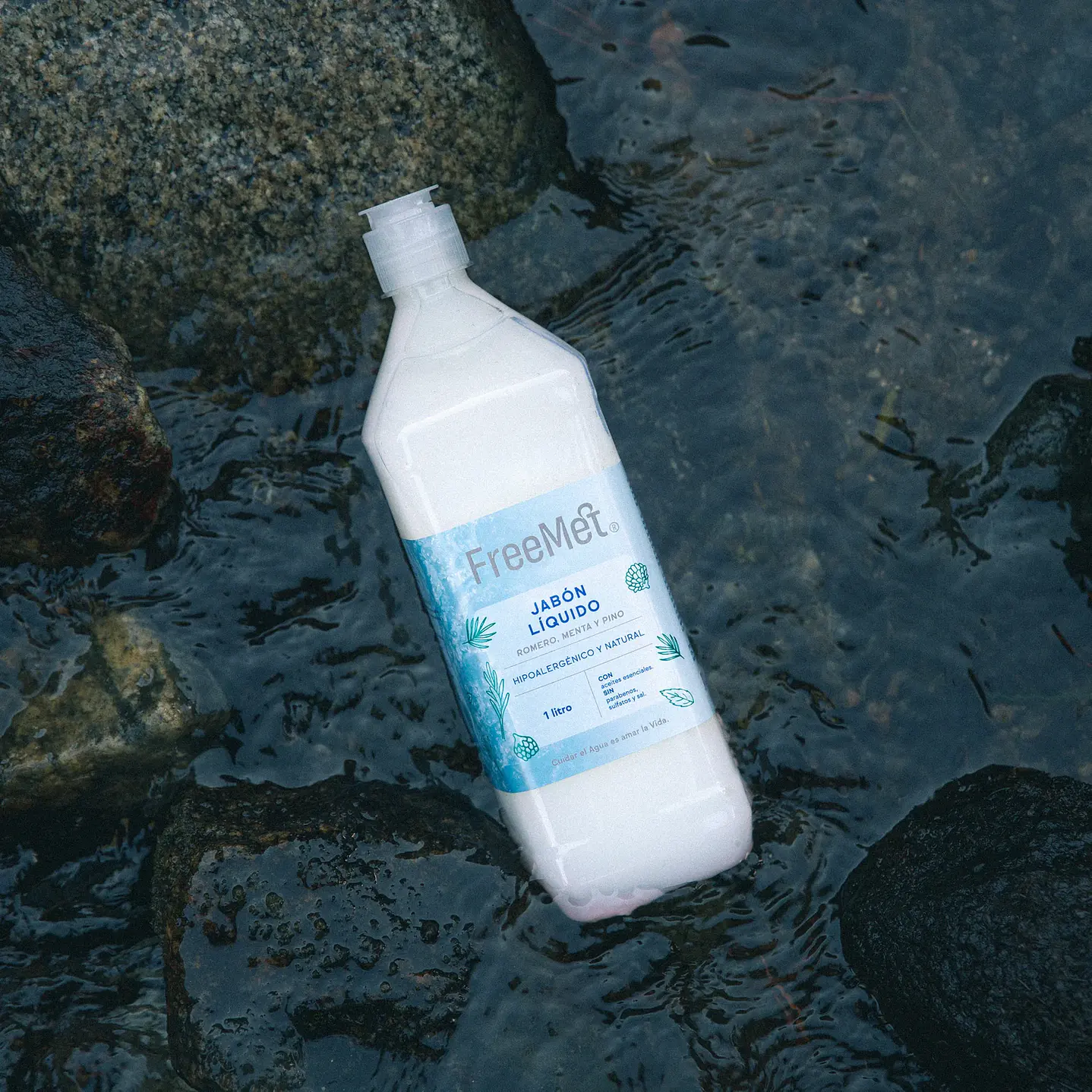 Freemet - Jabon liquido natural 1L  2