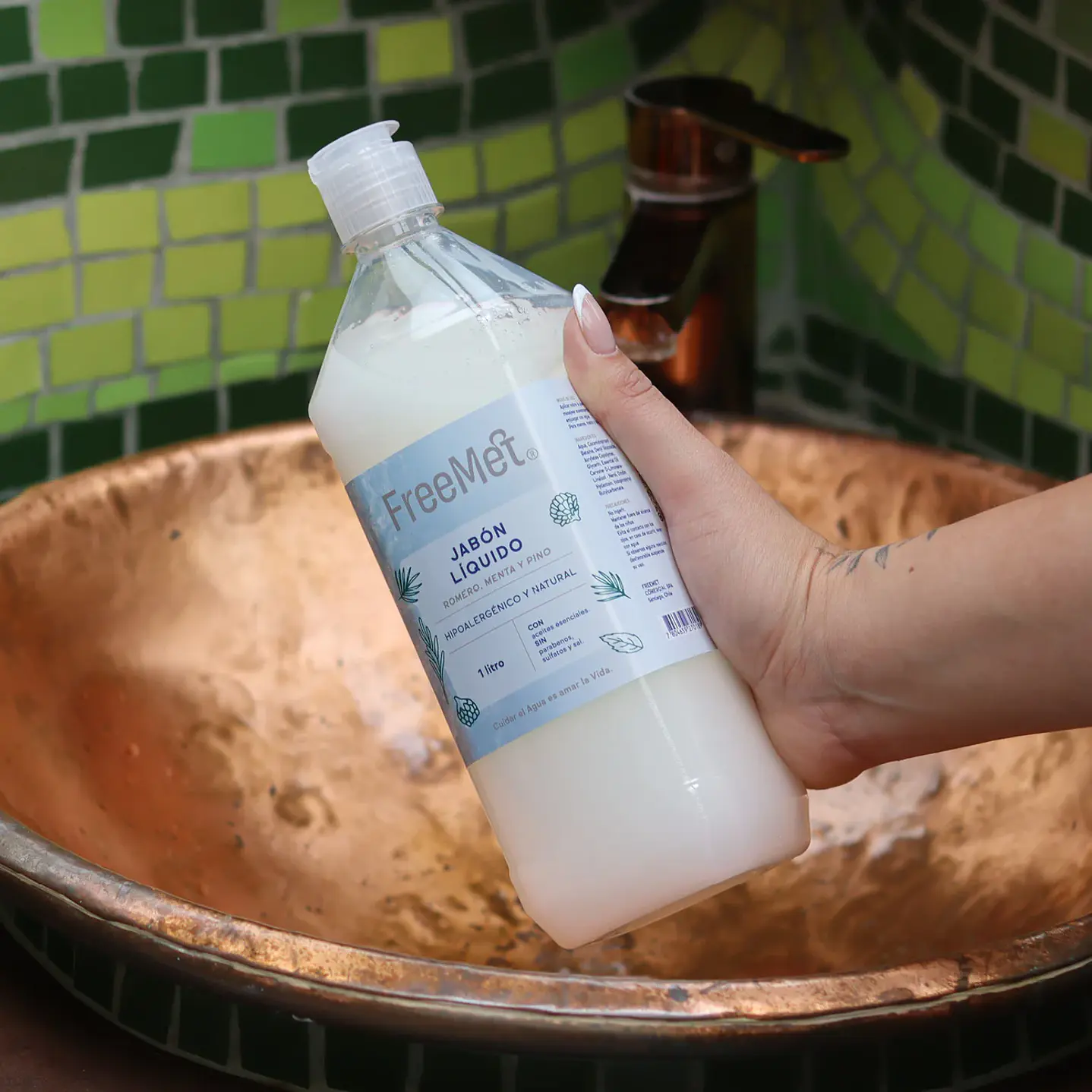 Freemet - Jabon liquido natural 1L  3