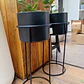 Plantas RV - Porta macetero Pedestal Negro  - thumbnail 1
