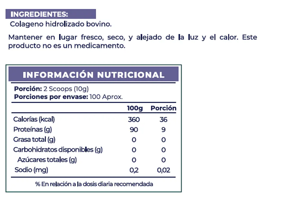 Kpro - Colageno Hidrolizado 1kg  2