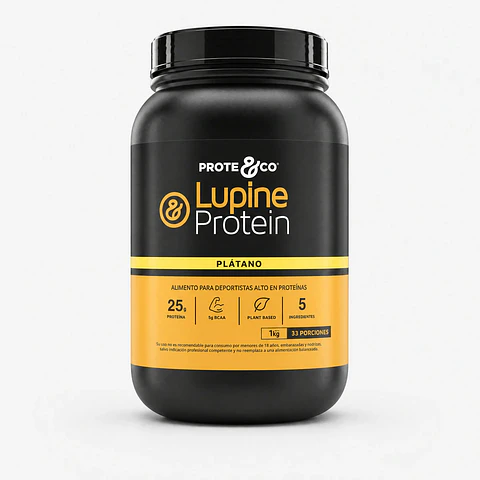 Prote and Co - Proteína de Lupino sabor Platano 1k 