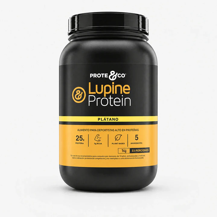 Prote and Co - Proteína de Lupino sabor Platano 1k  1