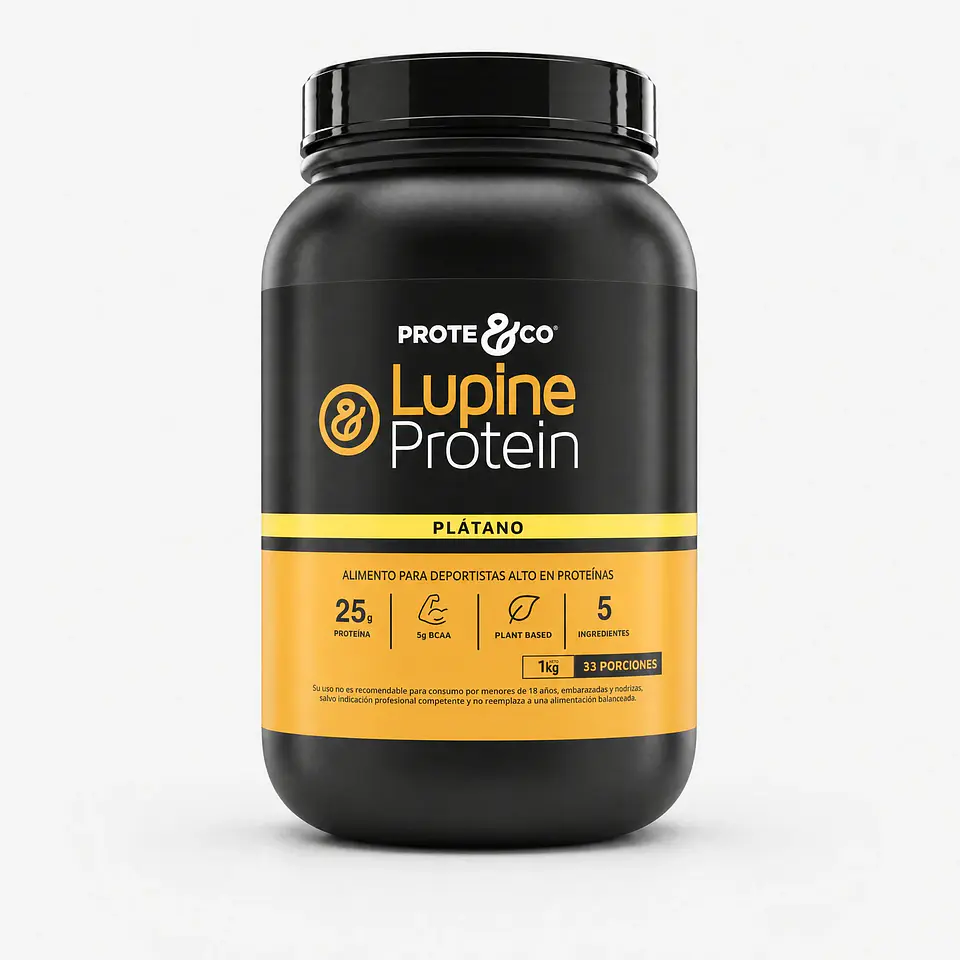 Prote and Co - Proteína de Lupino sabor Platano 1k  1