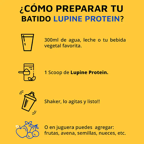 Prote and Co - Proteína de Lupino sabor Platano 1k 