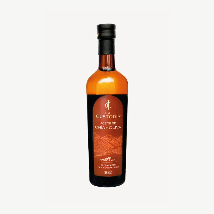 La Custodia - Aceite de Chia y Oliva 500ml  1