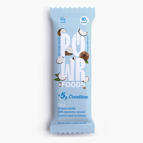 Powerfoods - Barrita proteina + creatina sabor coco 45g 