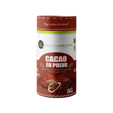 CACAO EN POLVO 250gr Health natural 