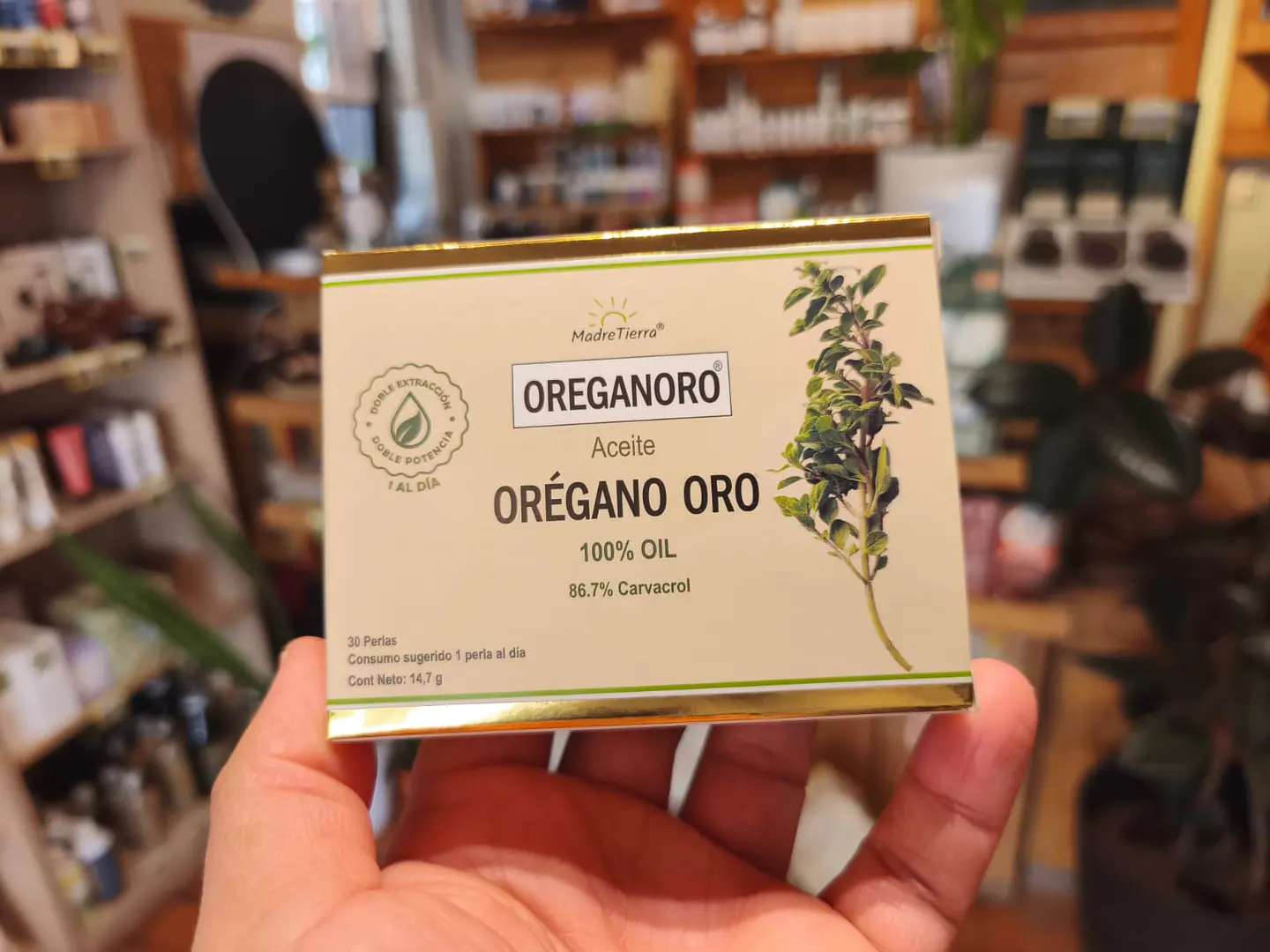 Madre Tierra - Perlas aceite de orégano Oro  30u  4