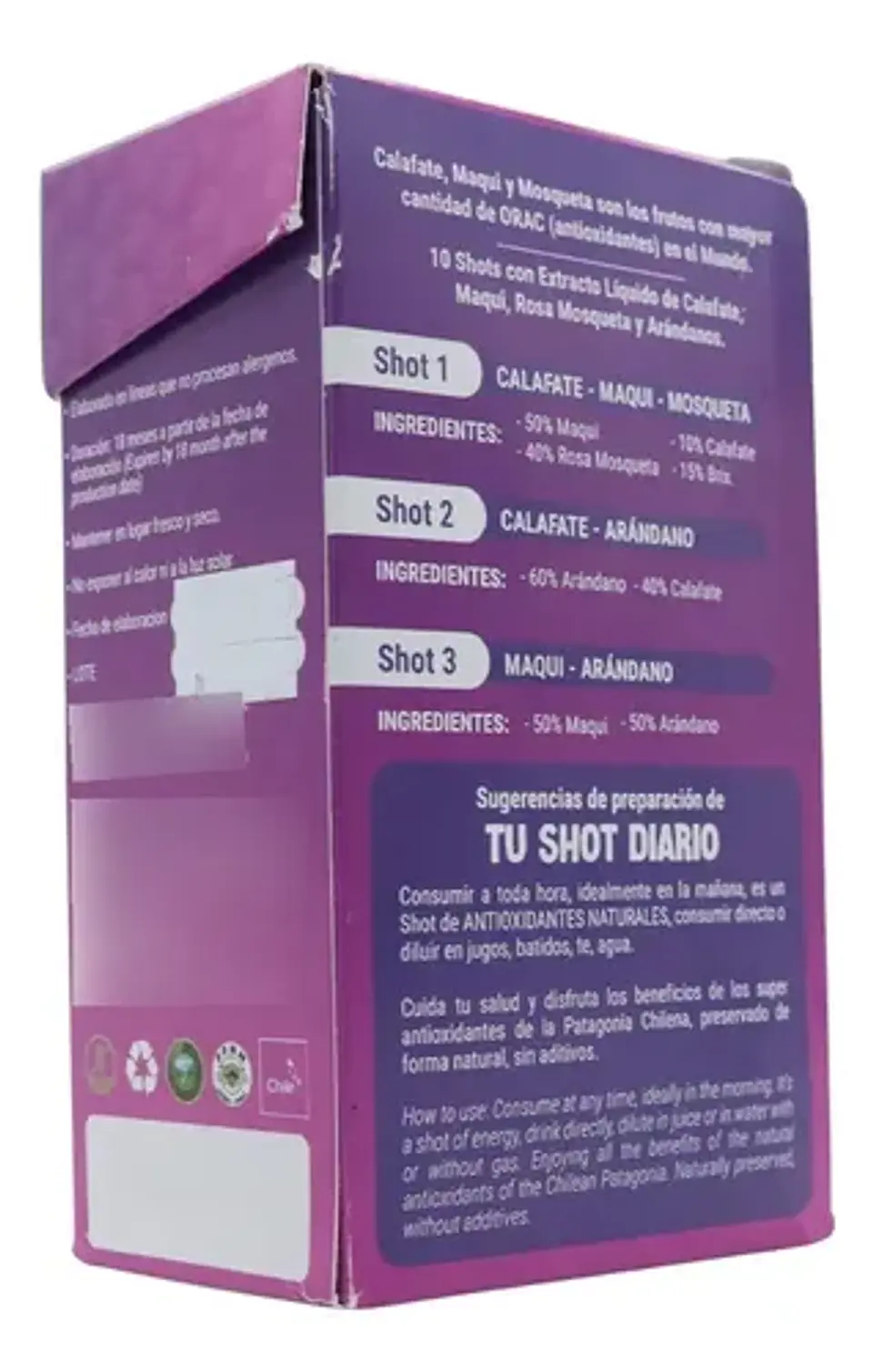 Pack 3 Australox Shot Antioxidantes 100% Natural (30u) 3