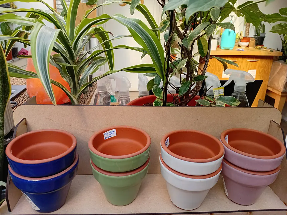 PLANTAS RV - MACETA KONY ARCILLA ESMALTE CERAMICA 11X9CM  1