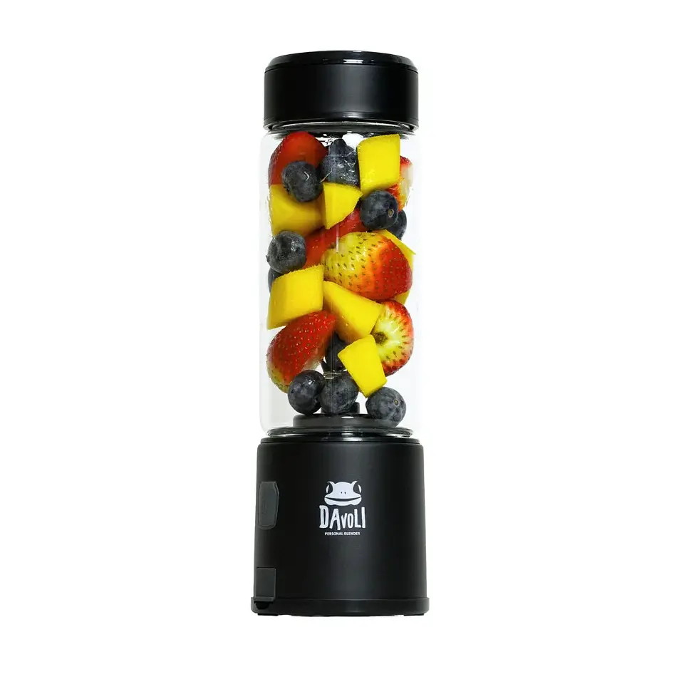 Davoli - Licuadora personal portátil spow Negra 450ml  2