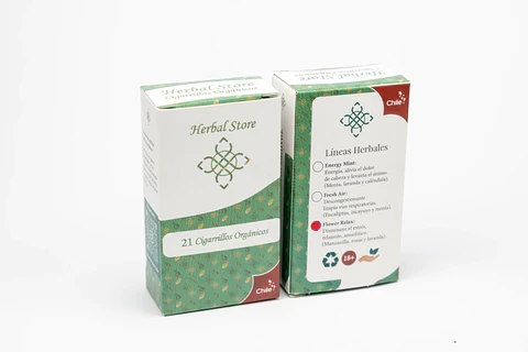 Herbal Store - Cigarros herbales sabor Flower Relax 21u 
