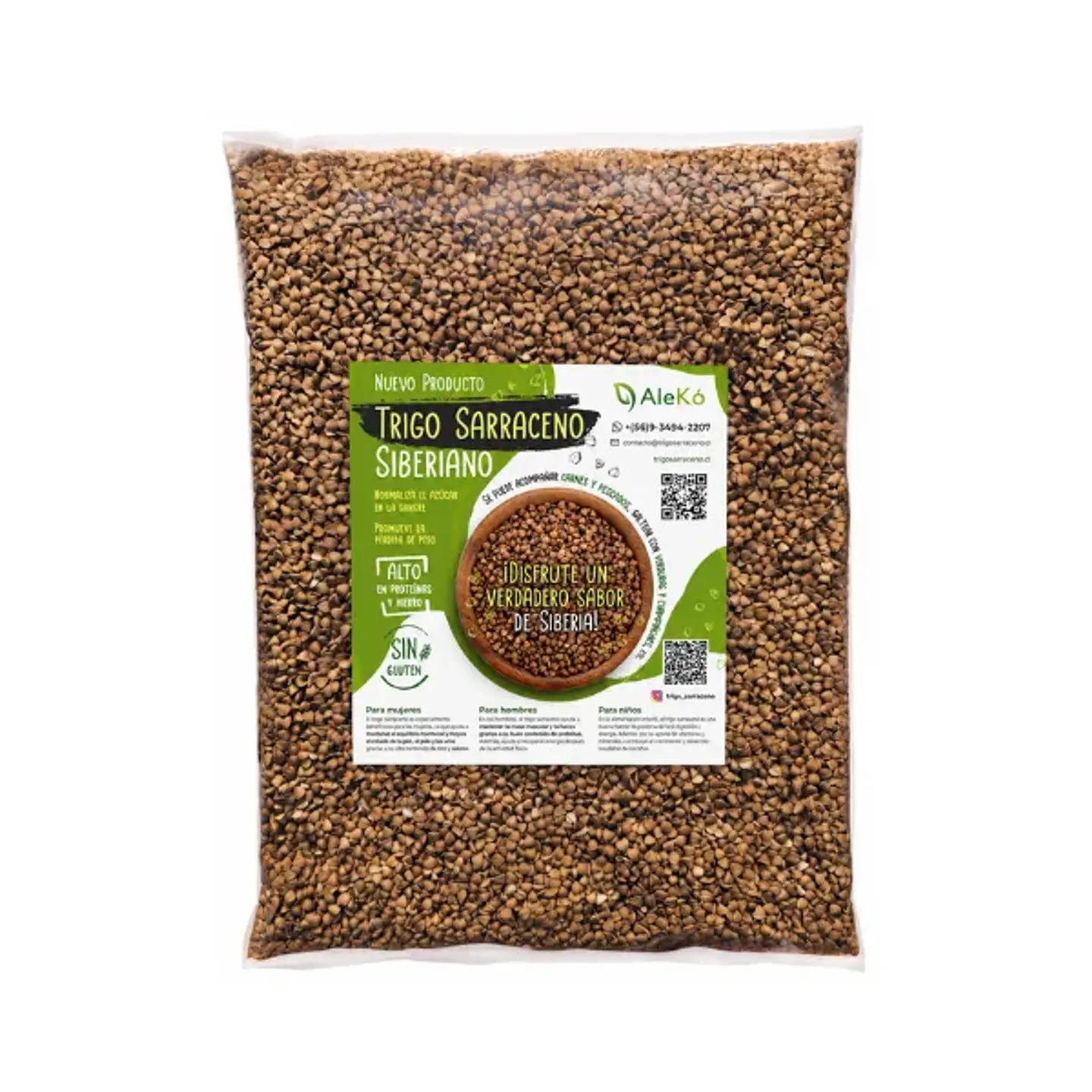 Aleko - Trigo sarraceno sin gluten 800g  1