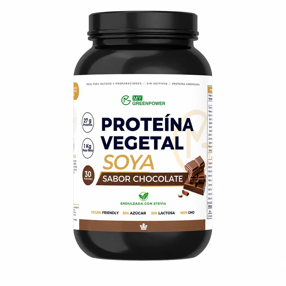 My Green Power - Proteina de soya sabor Chocolate 1k  1