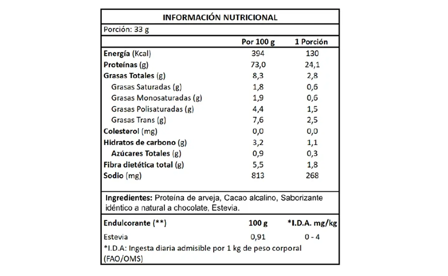 My Green Power - Proteina de arveja sabor Chocolate 1k  4