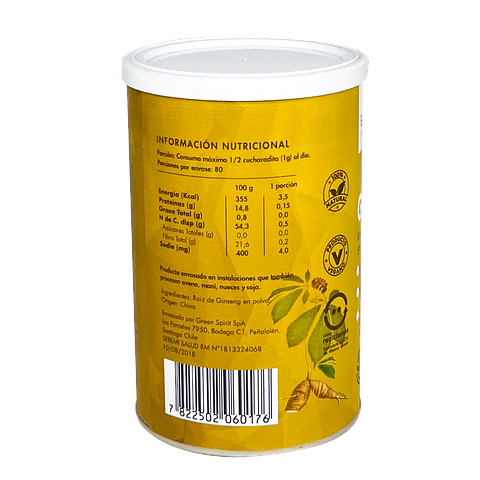 Brota - Ginseng en polvo 80g 