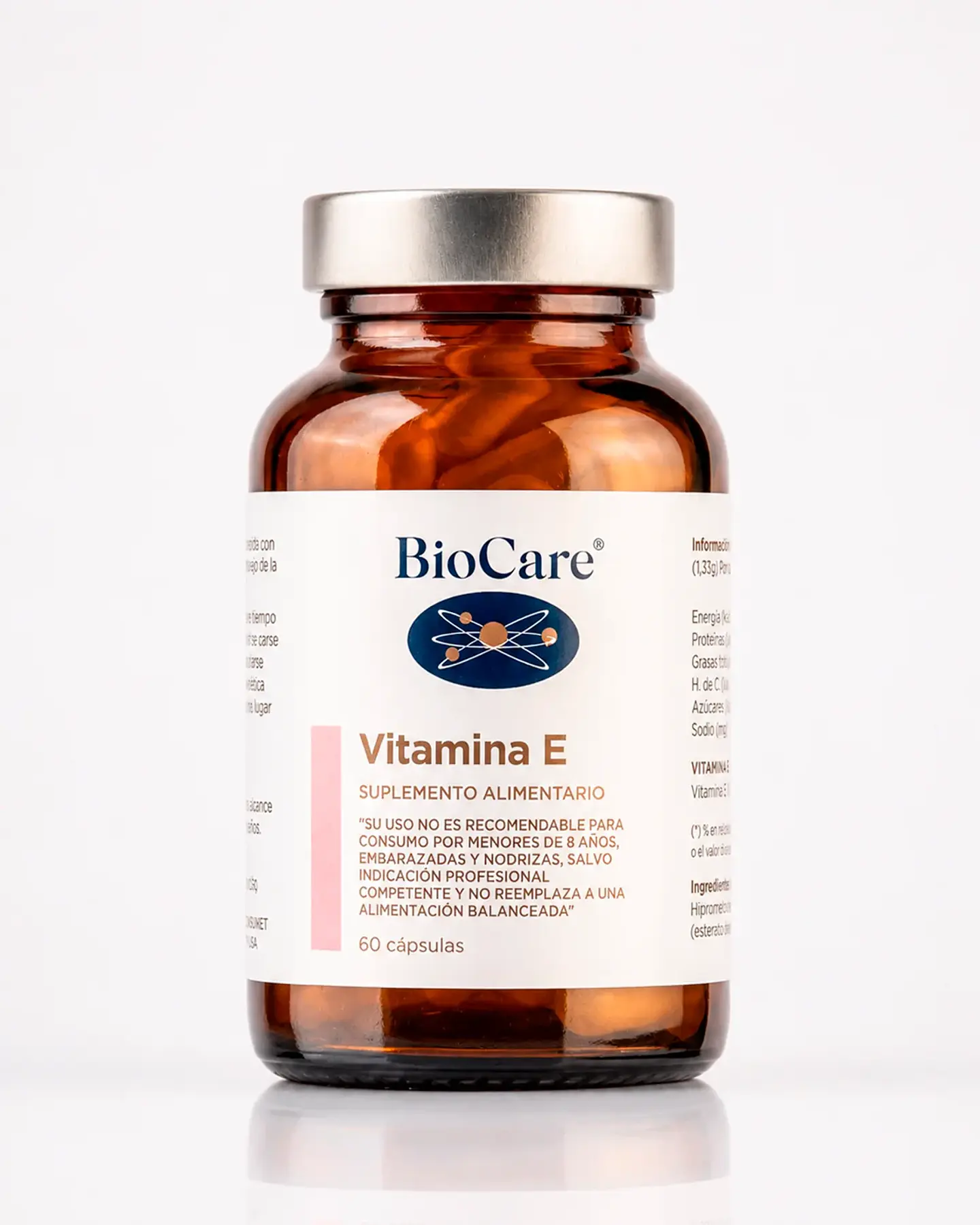 Biocare - Vitamina E 60 caps  1