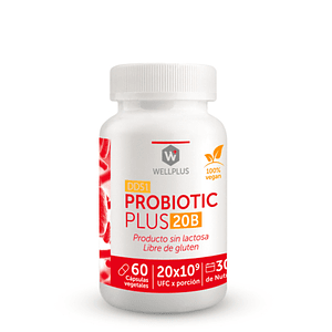 Probiotic Plus 20Billones 60 Cápsulas Refrigerado Wellplus