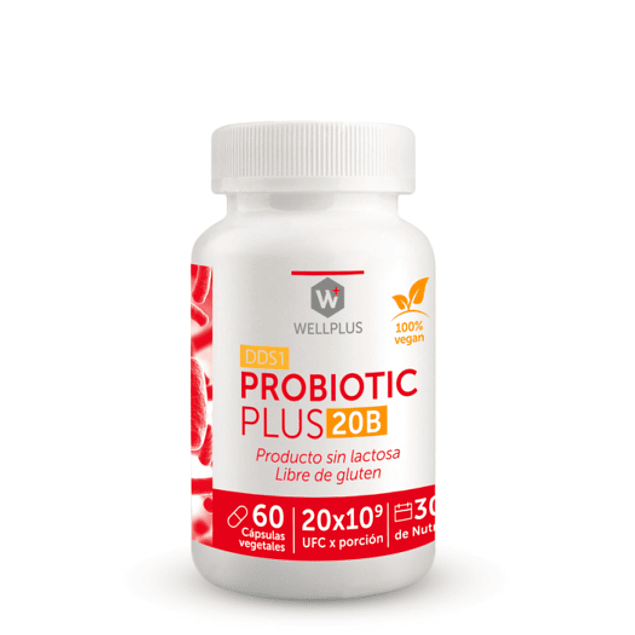 Probiotic Plus 20Billones 60 Cápsulas Refrigerado Wellplus