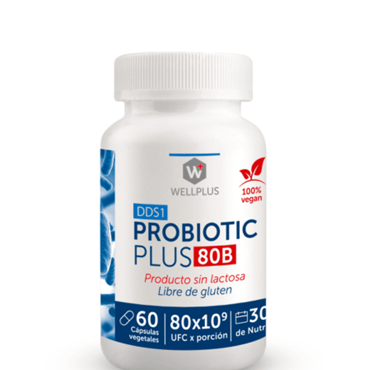 Probiotic Plus 80Billones 60 Cápsulas Refrigerado Wellplus 1