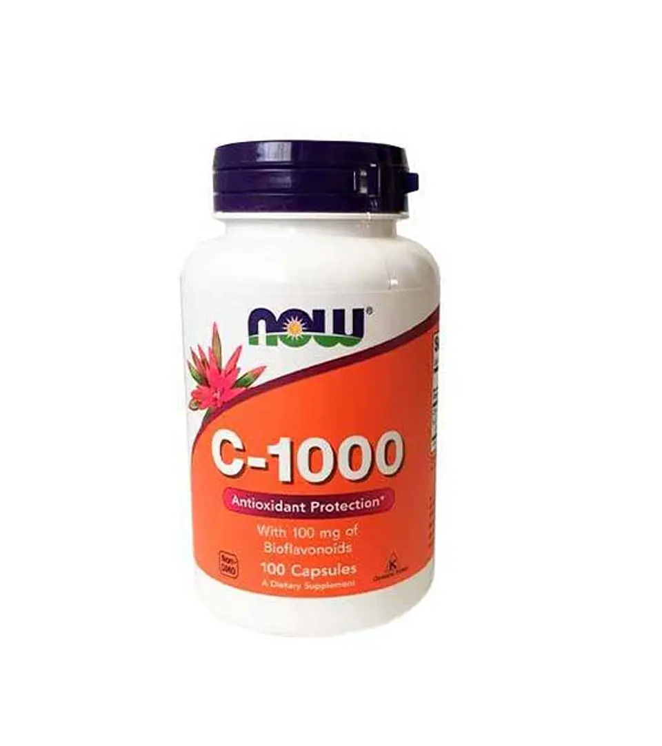 Vitamina C1000 100 capsulas  Now 1