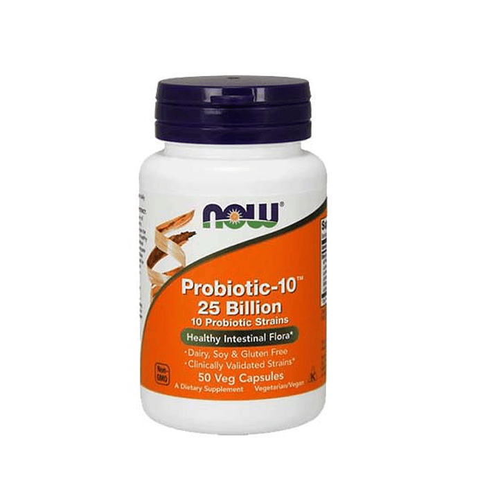 Probiotico 25 Billones 50 cápsulas  Now 1