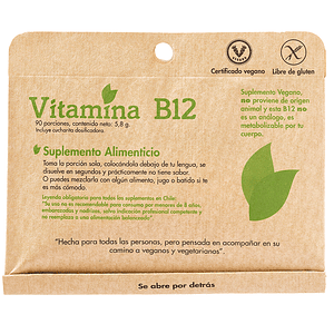 Vitamina B12 90 porciones Dulzura Natural